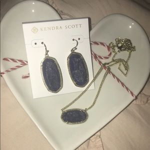 Kendra Scott Raw Cut Lapis Custom Set